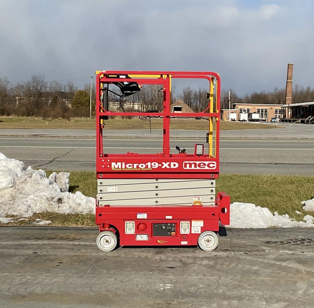 2024 MEC Micro 19-XD Electric Scissor Lift_Left Side