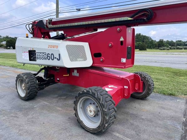 2021 MEC 60J-D Boom Lift_Left Rear Corner