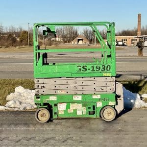 Used Genie GS1930 Electric Scissor Lift – 19 ft Platform Height