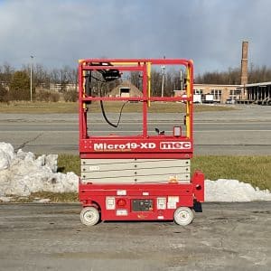 2024 MEC Micro 19-XD Electric Scissor Lift_Left Side