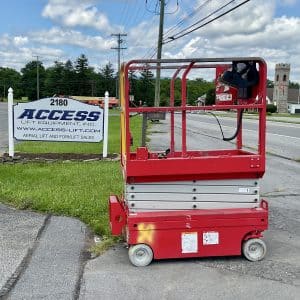 2023 MEC Micro19 Electric Scissor Lift_Right Side